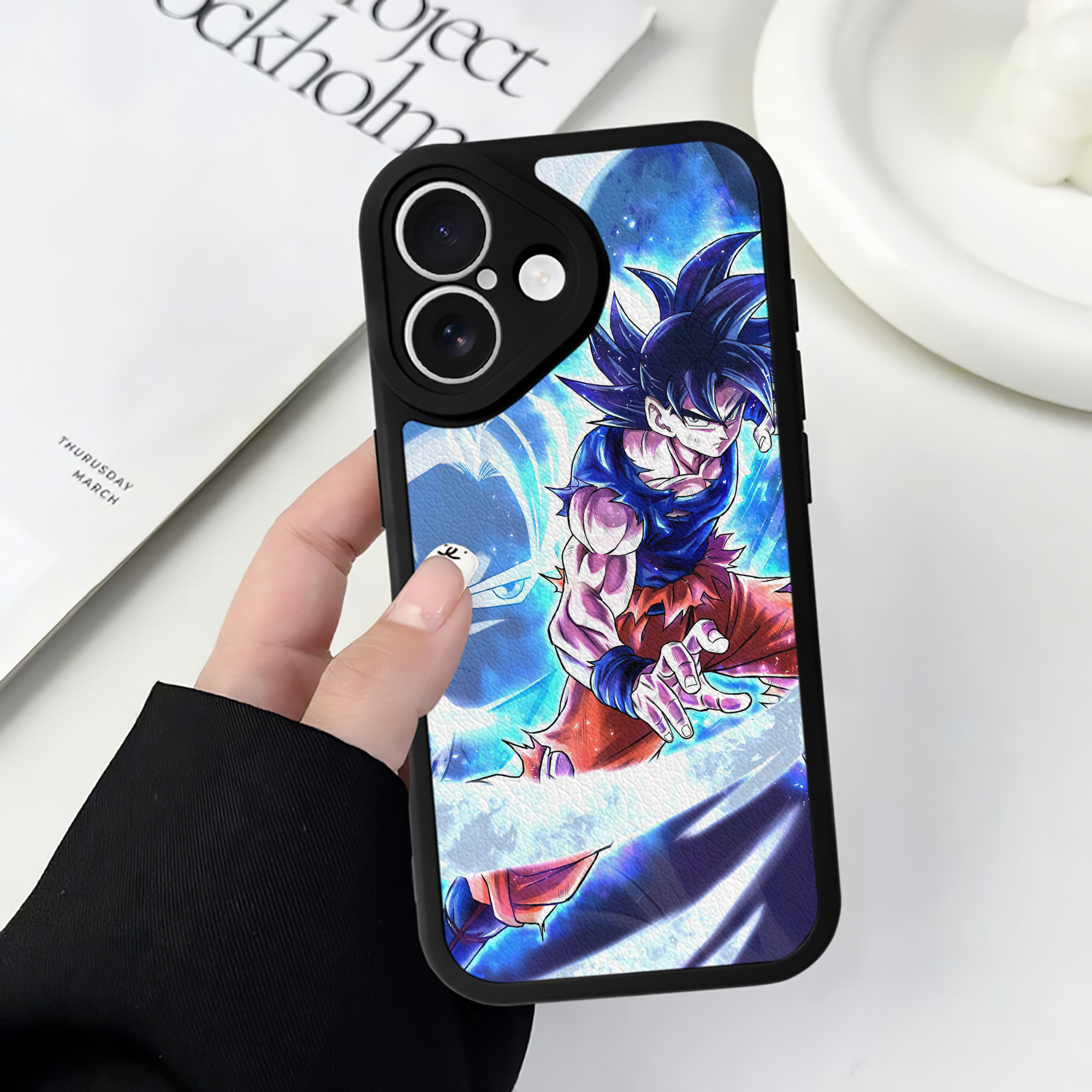 （画像用） ドラゴンボール DRAGON BALL 【iPhone 16シリーズ対応】シリコンスマホケース（レザー調） 材質：シリコン